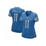 Women's Nike Detroit Lions #11 Marvin Jones Jr Game Light Blue Team Color NFL Jersey