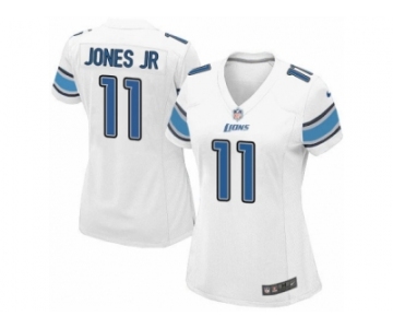 Women's Nike Detroit Lions #11 Marvin Jones Jr Game White NFL Jersey