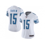 Women's Nike Detroit Lions #15 Golden Tate III White Stitched NFL Limited Jersey