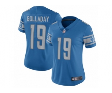 Women's Nike Detroit Lions #19 Kenny Golladay Limited Light Blue Team Color Vapor Untouchable NFL Jersey