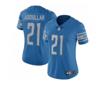 Women's Nike Detroit Lions #21 Ameer Abdullah Light Blue Team Color Stitched NFL Limited Jersey