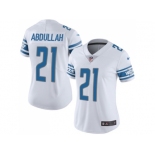 Women's Nike Detroit Lions #21 Ameer Abdullah White Stitched NFL Limited Jersey