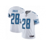 Women's Nike Detroit Lions #28 Quandre Diggs Vapor Untouchable Limited White NFL Jersey