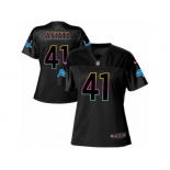 Women's Nike Detroit Lions #41 Matt Asiata Game Black Fashion NFL Jersey