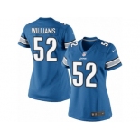 Women's Nike Detroit Lions #52 Antwione Williams Limited Light Blue Team Color NFL Jersey