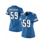 Women's Nike Detroit Lions #59 Tahir Whitehead Limited Light Blue Team Color NFL Jersey