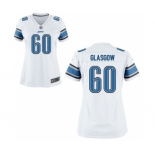 Women's Nike Detroit Lions #60 Graham Glasgow White NFL Jersey