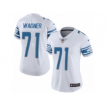 Women's Nike Detroit Lions #71 Ricky Wagner Limited White NFL Jersey