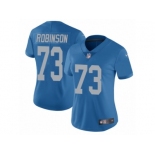 Women's Nike Detroit Lions #73 Greg Robinson Blue Alternate Vapor Untouchable Limited Player NFL Jersey