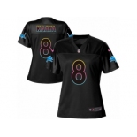 Women's Nike Detroit Lions #8 Brad Kaaya Game Black Fashion NFL Jersey