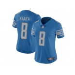 Women's Nike Detroit Lions #8 Brad Kaaya Limited Light Blue Team Color Vapor Untouchable NFL Jersey