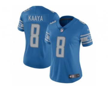 Women's Nike Detroit Lions #8 Brad Kaaya Limited Light Blue Team Color Vapor Untouchable NFL Jersey