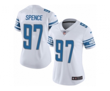 Women's Nike Detroit Lions #97 Akeem Spence Vapor Untouchable Limited White NFL Jersey