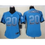 nike women nfl jersey detroit lions #20 sanders blue[nike drift fashion]