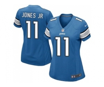 nike women nfl jerseys detroit lions #11 marvin jones jr blue[nike]