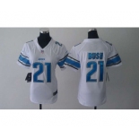 nike women nfl jerseys detroit lions #21 bush white[nike]