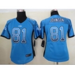 nike women nfl jerseys detroit lions #81 calvin johnson blue[Elite drift fashion]