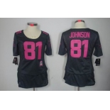 nike women nfl jerseys detroit lions #81 calvin johnson dk.grey[breast cancer awareness]