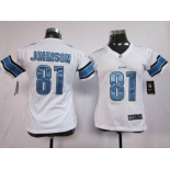 nike women nfl jerseys detroit lions #81 calvin johnson white[nike]