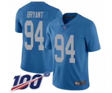 Youth Detroit Lions #94 Austin Bryant Blue Alternate Vapor Untouchable Limited Player 100th Season Football Jersey