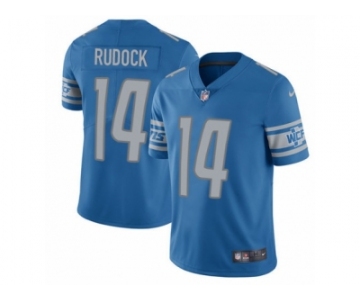 Youth Nike Detroit Lions #14 Jake Rudock Vapor Untouchable Limited Light Blue Team Color NFL Jersey