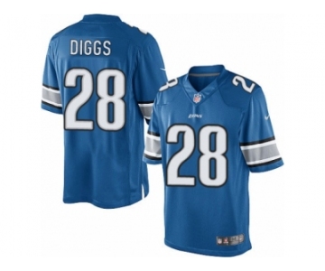 Youth Nike Detroit Lions #28 Quandre Diggs Limited Light Blue Team Color NFL Jersey