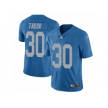 Youth Nike Detroit Lions #30 Teez Tabor Limited Blue Alternate Vapor Untouchable NFL Jersey