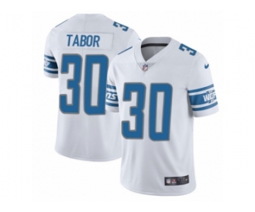 Youth Nike Detroit Lions #30 Teez Tabor Limited White Vapor Untouchable NFL Jersey