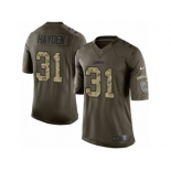 Youth Nike Detroit Lions #31 D.J. Hayden Limited Green Salute to Service NFL Jersey