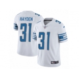 Youth Nike Detroit Lions #31 D.J. Hayden Limited White NFL Jersey