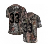 Youth Nike Detroit Lions #33 Kerryon Johnson Limited Camo Rush Realtree NFL Jersey