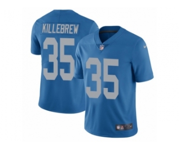 Youth Nike Detroit Lions #35 Miles Killebrew Blue Alternate Vapor Untouchable Limited Player NFL Jersey