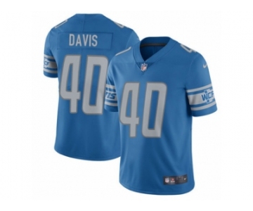 Youth Nike Detroit Lions #40 Jarrad Davis Limited Light Blue Team Color NFL Jersey