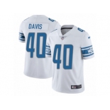 Youth Nike Detroit Lions #40 Jarrad Davis Limited White NFL Jersey