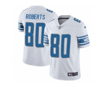 Youth Nike Detroit Lions #80 Michael Roberts Limited White NFL Jersey