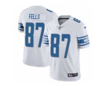 Youth Nike Detroit Lions #87 Darren Fells Limited White NFL Jersey