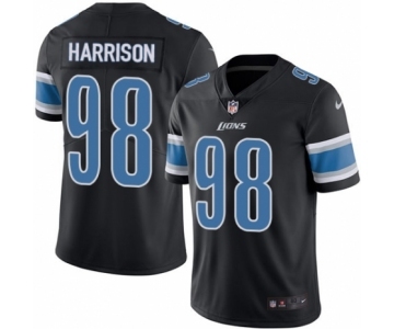 Youth Nike Detroit Lions #98 Damon Harrison Limited Black Rush Vapor Untouchable NFL Jersey