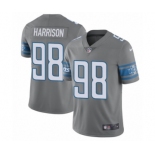 Youth Nike Detroit Lions #98 Damon Harrison Limited Steel Rush Vapor Untouchable NFL Jersey