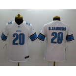 nike youth nfl jersey detroit lions #20 b.sanders white[nike]