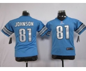 nike youth nfl jerseys detroit lions #81 calvin johnson blue[nike]