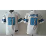 nike youth nfl jerseys detroit lions #81 calvin johnson white[nike]