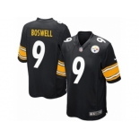 Men Nike Pittsburgh Steelers #9 Chris Boswell Game Black Team Color NFL Jersey