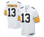 Men's Nike Pittsburgh Steelers #13 James Washington Game White NFL Jersey