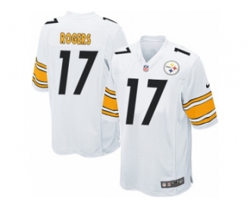 Men's Nike Pittsburgh Steelers #17 Eli Rogers Game White NFL Jersey