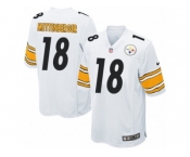 Men's Nike Pittsburgh Steelers #18 Zach Mettenberger Game White NFL Jersey