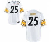 Men's Nike Pittsburgh Steelers #25 Artie Burns Game White NFL Jersey