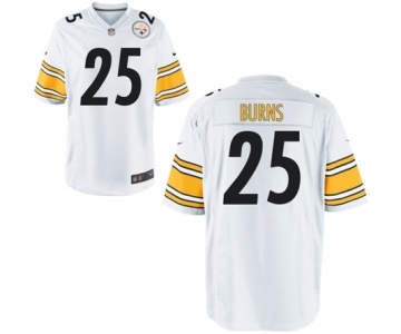 Men's Nike Pittsburgh Steelers #25 Artie Burns Game White NFL Jersey