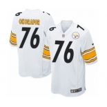 Men's Nike Pittsburgh Steelers #76 Chukwuma Okorafor Game White NFL Jersey