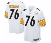 Men's Nike Pittsburgh Steelers #76 Chukwuma Okorafor Game White NFL Jersey