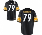 Men's Nike Pittsburgh Steelers #79 Javon Hargrave Game Black Team Color NFL Jersey